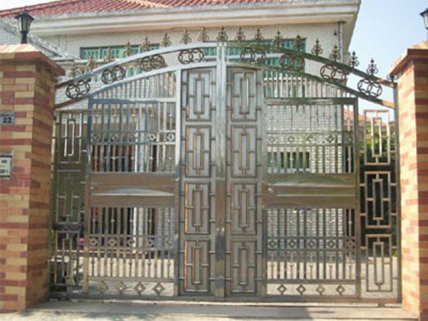 不锈钢铁艺大门 高档 防锈 别墅铁艺大门