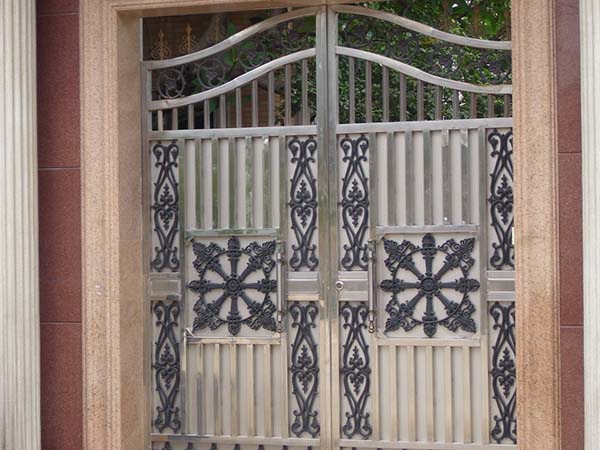 铁艺大门 时尚 庭院 不锈钢铁艺大门