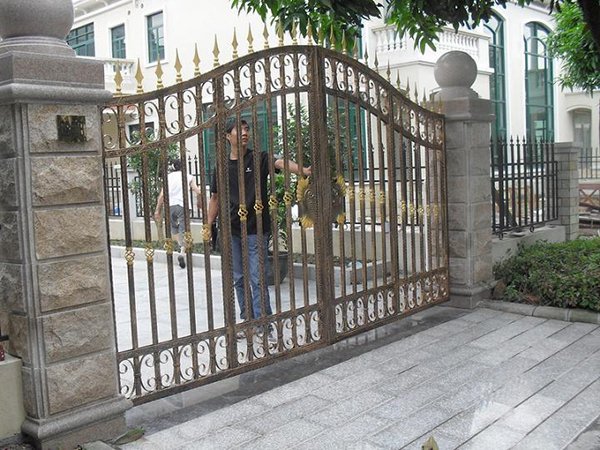 铁艺大门 别墅 庭院铁艺大门