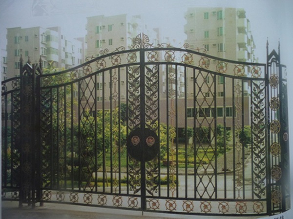 铁艺大门 庭院 别墅 高档铁艺大门加工