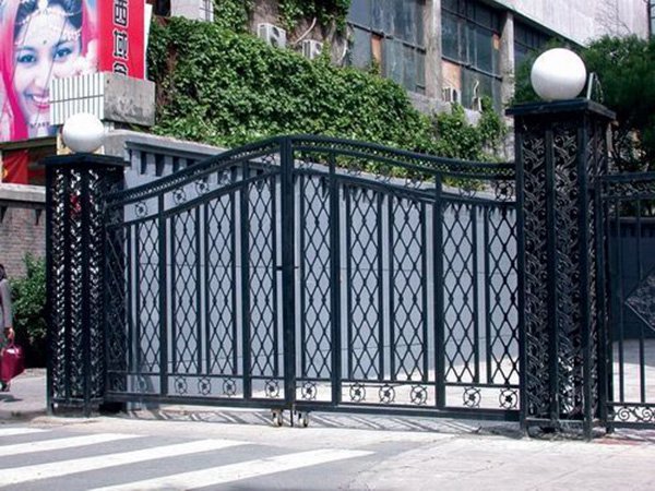 铁艺大门 庭院 别墅 高档铁艺大门加工
