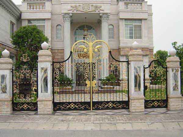 铁艺大门 高档 别墅 庭院 铁艺门