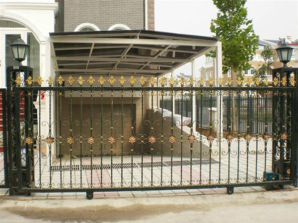 铁艺大门 遥控 电动 庭院平移大门