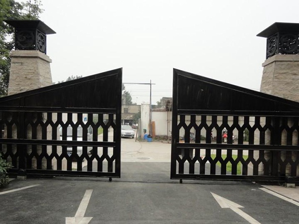 铁艺大门 电动 遥控 别墅 平移工厂大门